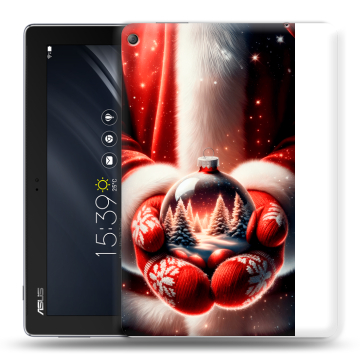 Силиконовый чехол на ASUS ZenPad 10 Z301ML с принтом Новый год