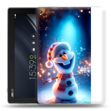 Силиконовый чехол на ASUS ZenPad 10 Z301ML с принтом Новый год