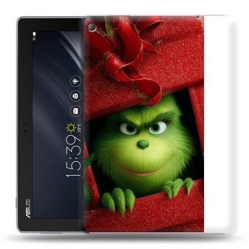 Силиконовый чехол на ASUS ZenPad 10 Z301ML с принтом Новый год