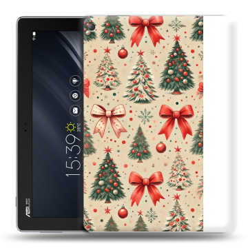 Силиконовый чехол на ASUS ZenPad 10 Z301ML с принтом Новый год