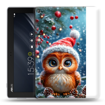 Силиконовый чехол на ASUS ZenPad 10 Z301ML с принтом Новый год Силиконовый чехол на ASUS ZenPad 10 Z301ML с принтом Новый год
