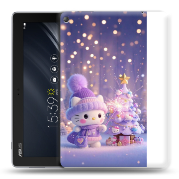 Силиконовый чехол на ASUS ZenPad 10 Z301ML с принтом Новый год Силиконовый чехол на ASUS ZenPad 10 Z301ML с принтом Новый год