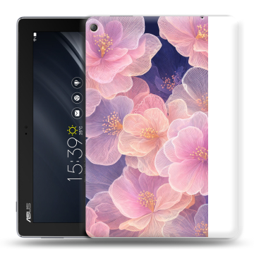 Силиконовый чехол на ASUS ZenPad 10 Z301ML с принтом женский