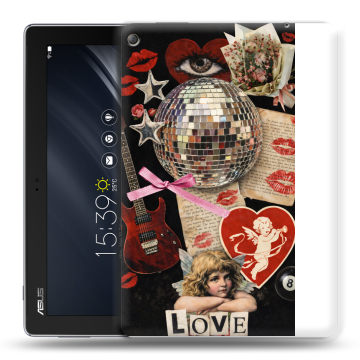 Силиконовый чехол на ASUS ZenPad 10 Z301ML с принтом для девочек