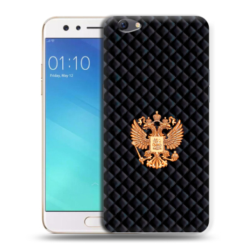 Силиконовый чехол на OPPO F3 с принтом Герб России принт Силиконовый чехол на OPPO F3 с принтом Герб России принт