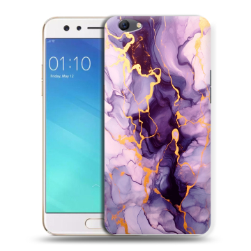 Силиконовый чехол на OPPO F3 с принтом Мрамор Силиконовый чехол на OPPO F3 с принтом Мрамор