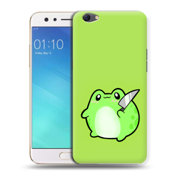 Силиконовый чехол на OPPO F3 с принтом Лягушенок