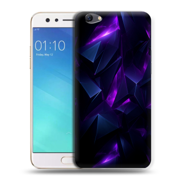 Силиконовый чехол на OPPO F3 с принтом Абстракиция Силиконовый чехол на OPPO F3 с принтом Абстракиция