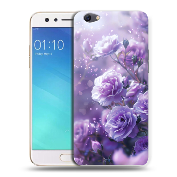 Силиконовый чехол на OPPO F3 с принтом Розы цветы