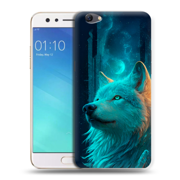 Силиконовый чехол на OPPO F3 с принтом бабочки саккура