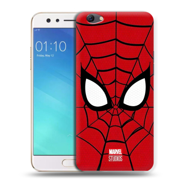 Силиконовый чехол на OPPO F3 с принтом человек паук spiderman