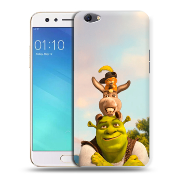Силиконовый чехол на OPPO F3 с принтом Шрек Shrek Силиконовый чехол на OPPO F3 с принтом Шрек Shrek