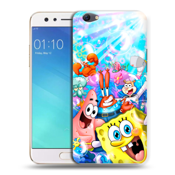 Силиконовый чехол на OPPO F3 с принтом спанчбоб спанч боб Силиконовый чехол на OPPO F3 с принтом спанчбоб спанч боб