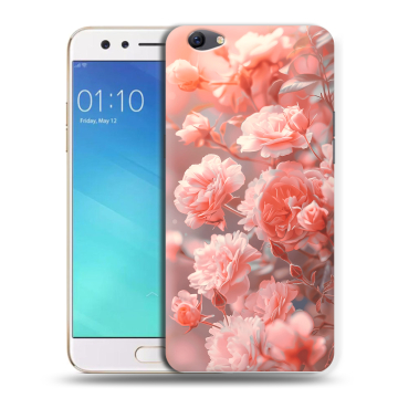 Силиконовый чехол на OPPO F3 с принтом Розы цветы Силиконовый чехол на OPPO F3 с принтом Розы цветы