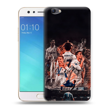 Силиконовый чехол на OPPO F3 с принтом Реал Роналдо Real Ronaldo