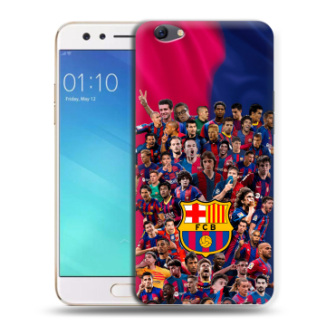Силиконовый чехол на OPPO F3 с принтом Барселона Barcelona