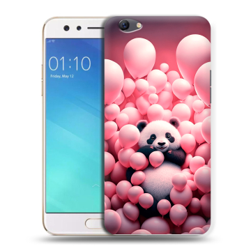 Силиконовый чехол на OPPO F3 с принтом Панда