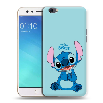 Силиконовый чехол на OPPO F3 с принтом Лило и Стич