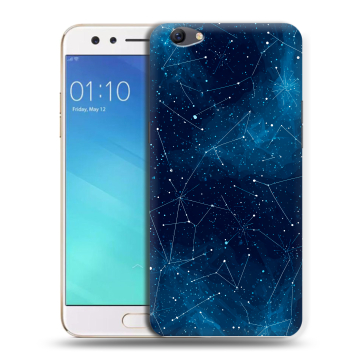 Силиконовый чехол на OPPO F3 с принтом Космос звезды Силиконовый чехол на OPPO F3 с принтом Космос звезды