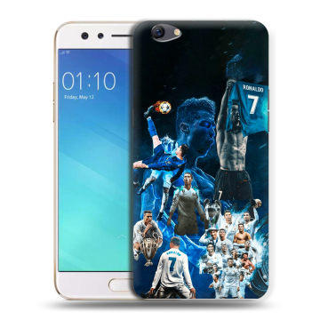 Силиконовый чехол на OPPO F3 с принтом Реал Роналдо