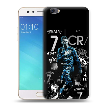 Силиконовый чехол на OPPO F3 с принтом Реал Роналдо