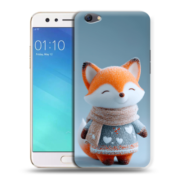 Силиконовый чехол на OPPO F3 с принтом Лиса Силиконовый чехол на OPPO F3 с принтом Лиса