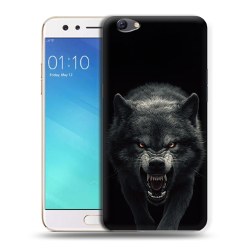 Силиконовый чехол на OPPO F3 с принтом Волк Силиконовый чехол на OPPO F3 с принтом Волк