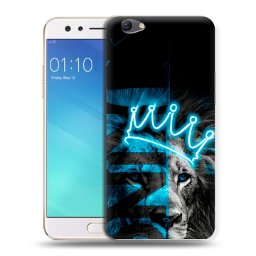 Силиконовый чехол на OPPO F3 с принтом Король лев