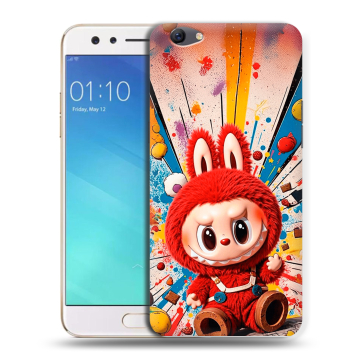 Силиконовый чехол на OPPO F3 с принтом Labubu Лабубу Силиконовый чехол на OPPO F3 с принтом Labubu Лабубу