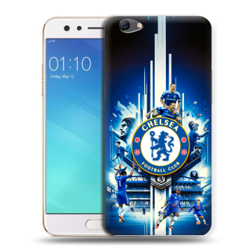 Силиконовый чехол на OPPO F3 с принтом Chelsea Челси