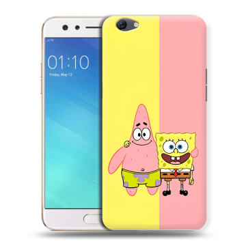 Силиконовый чехол на OPPO F3 с принтом Спанч боб Спанчбоб Силиконовый чехол на OPPO F3 с принтом Спанч боб Спанчбоб