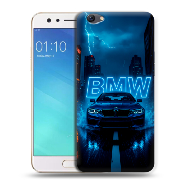 Силиконовый чехол на OPPO F3 с принтом BMW БМВ Силиконовый чехол на OPPO F3 с принтом BMW БМВ