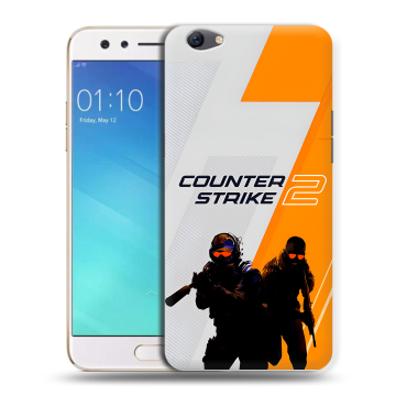Силиконовый чехол на OPPO F3 с принтом Counter Strike