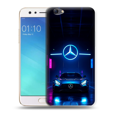 Силиконовый чехол на OPPO F3 с принтом Mercedes Мерседес Силиконовый чехол на OPPO F3 с принтом Mercedes Мерседес