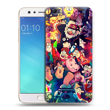 Силиконовый чехол на OPPO F3 с принтом Gravity Falls Гравити Фолз