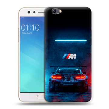 Силиконовый чехол на OPPO F3 с принтом BMW БМВ Силиконовый чехол на OPPO F3 с принтом BMW БМВ