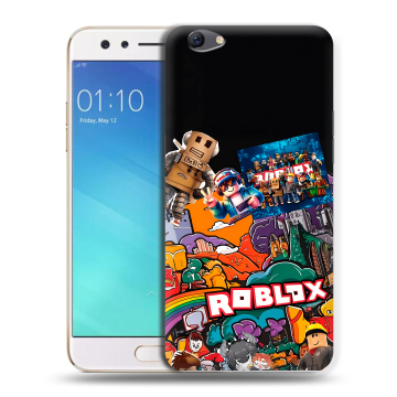 Силиконовый чехол на OPPO F3 с принтом Roblox Роблокс Силиконовый чехол на OPPO F3 с принтом Roblox Роблокс