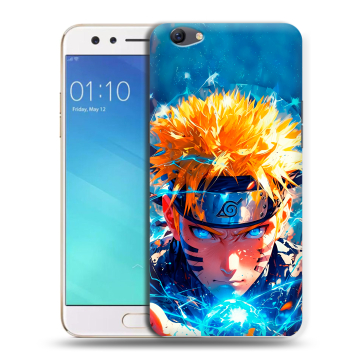 Силиконовый чехол на OPPO F3 с принтом Аниме Наруто Naruto