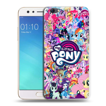 Силиконовый чехол на OPPO F3 с принтом My little pony Дружба чудо Силиконовый чехол на OPPO F3 с принтом My little pony Дружба чудо