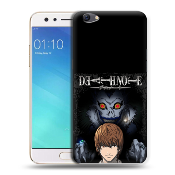 Силиконовый чехол на OPPO F3 с принтом Death note Тетрадь смерти