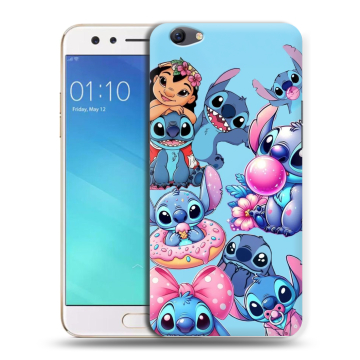 Силиконовый чехол на OPPO F3 с принтом Лило и Стич Силиконовый чехол на OPPO F3 с принтом Лило и Стич