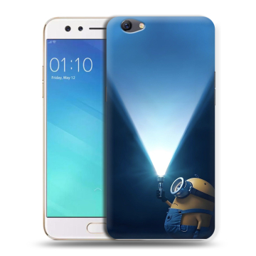Силиконовый чехол на OPPO F3 с принтом Миньоны Силиконовый чехол на OPPO F3 с принтом Миньоны