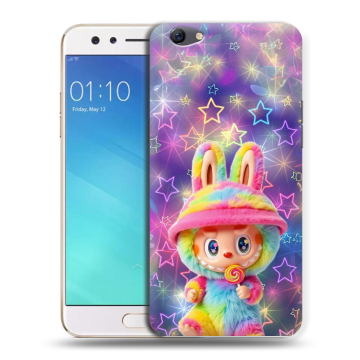 Силиконовый чехол на OPPO F3 с принтом Labubu Лабубу Силиконовый чехол на OPPO F3 с принтом Labubu Лабубу