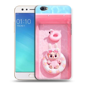 Силиконовый чехол на OPPO F3 с принтом Labubu Лабубу Силиконовый чехол на OPPO F3 с принтом Labubu Лабубу