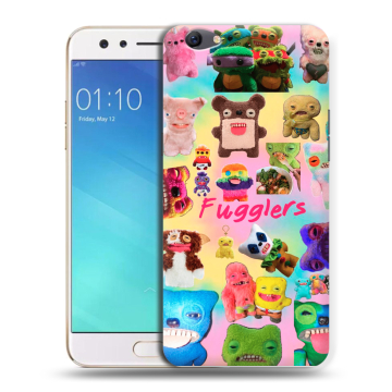 Силиконовый чехол на OPPO F3 с принтом Флагер Fuggler
