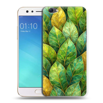 Силиконовый чехол на OPPO F3 с принтом женский