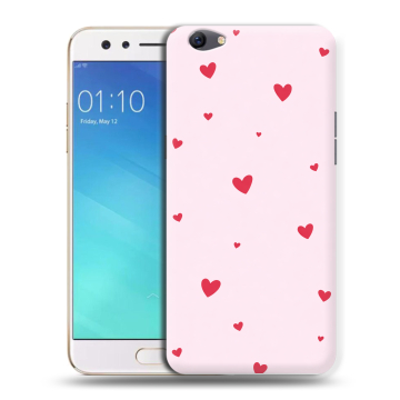 Силиконовый чехол на OPPO F3 с принтом для девочек