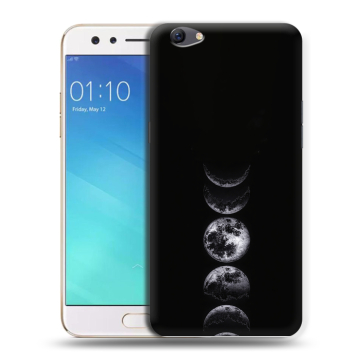 Силиконовый чехол на OPPO F3 с принтом женский