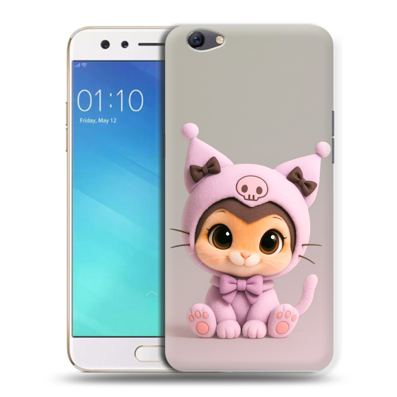 Силиконовый чехол на OPPO F3 с принтом Куроми Kuromi Силиконовый чехол на OPPO F3 с принтом Куроми Kuromi