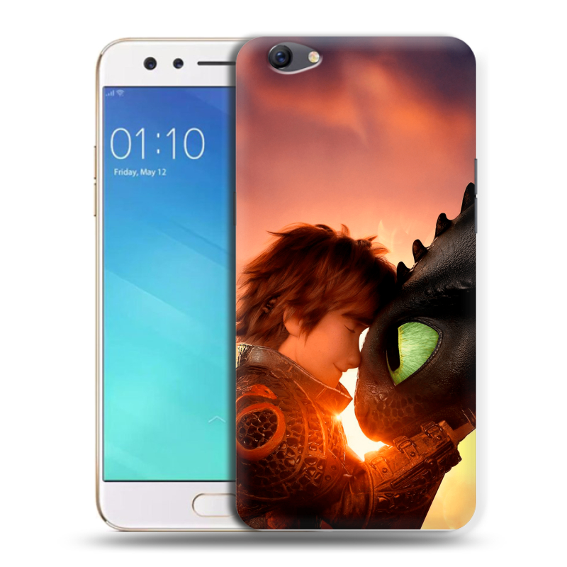 Пластиковый чехол на OPPO F3 с принтом Как приручить дракона Пластиковый чехол на OPPO F3 с принтом Как приручить дракона